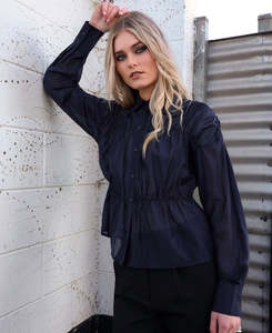 Storm Clothing: STORM RUCHED BODY SHIRT