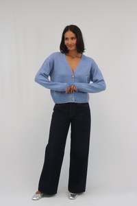 Tatano: TATANO PHOEBE CARDI CHAMBRAY