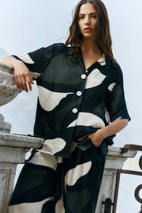 Tops: SASS TARNI SATIN SHIRT