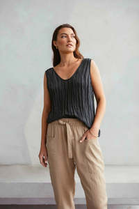 Tops: MARLOW LUMI TANK BLACK