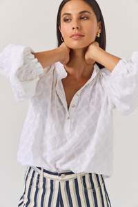 TUESADY ARTIST TOP WHITE DECO