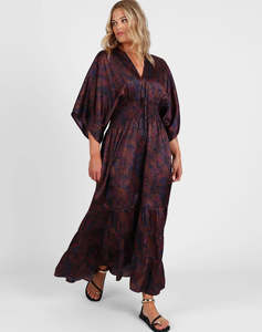 Dresses Jumpsuits: STORM SPLASH PRINT MAXI DRESS