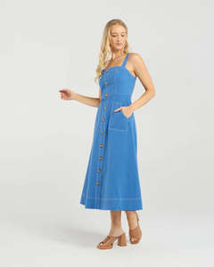The Sale: ET ALIA AVA DRESS FRENCH INDIGO