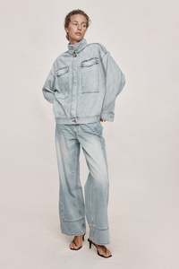 MARLE FARRIN JACKET FADED BLUE