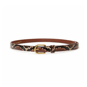 KATHRYN WILSON LAUREN BELT PYTHON CALF