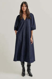 Dresses Jumpsuits: SECOND FEMALE DERA DENIM DRESS