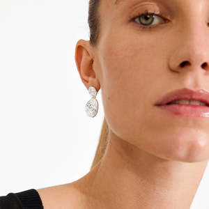 PILGRIM SILVER AIR EARRINGS