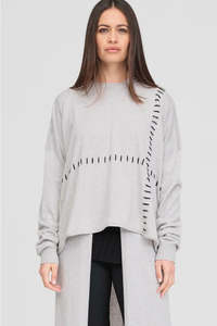 Taylor: TAYLOR STITCHED LUCENT HOODIE VAPOUR BLACK