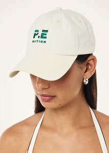 P.E NATION HEADS UP CAP WHISPER WHITE/COLLEGE GREEN