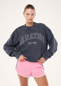 Tops: P.E NATION CORE SWEAT MARINE BLUE