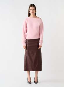 Tops: ESMAEE WHISPER OFF THE SHOULDER KNIT