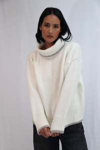 Tops: TATANO DIPPED HENRI NATURAL/WHEAT