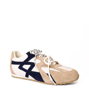 KATHRYN WILSON BELLA SNEAKER STONE/BEIGE/NAVY