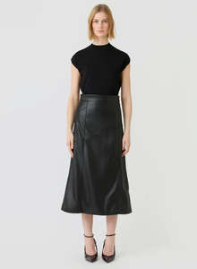 Bottoms: ESMAEE CLEA MIDI SKIRT BLACK