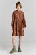 Karen Walker Glaze Dress Burgundy Multi