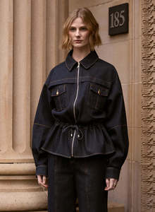 Jackets Coats: ESMAEE FRANCA DENIM JACKET