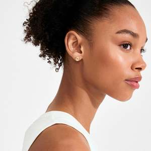 Jewellery 1: PILGRIM AIR STUD EARRINGS GOLD