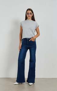 Jeans: DRICOPER HUNTER WIDE LEG JEAN INDIGO BLUE