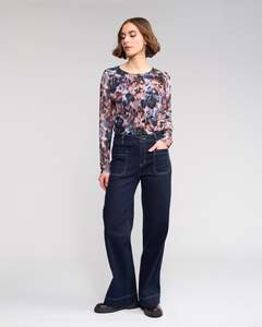 Jeans: KNEWE ROXIE JEAN INK DENIM