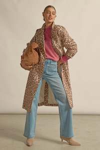 Zoe Kratzmann: ZOE KRATZMANN CHALET COAT OCELOT