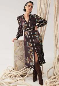 Once Was: ONCE WAS CAMILLE DRESS EMBER VINES