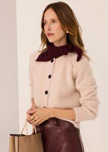 Pol: POL CARMEL KNIT SCARF MERLOT