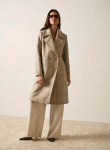 Jackets Coats: COMING SOON | ESMAEE EDITION COAT CREAM CHECK