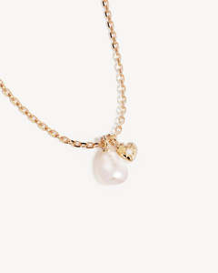 Jewellery 1: BY CHARLOTTE GOLD UNDER THE MOONLIGHT PEARL NECKLACE