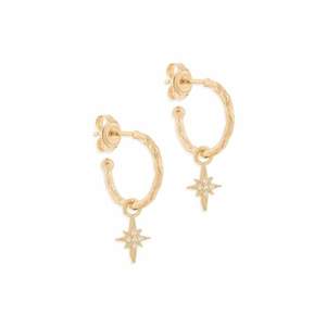 Jewellery 1: BY CHARLOTTE GOLD STARLIGHT HOOPS
