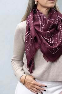 Scarves: DARK HAMPTON THE HADFIELD WOOL SCARF
