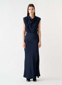 ESMAEE PRISM MAXI DRESS ADMIRAL NAVY