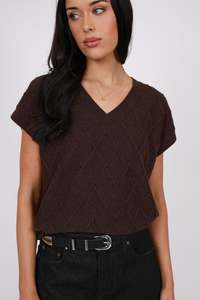 Tops: MARLOW FROST KNIT VEST JAVA