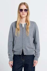 Tops: KAREN WALKER ELODIE CARDIGAN GREYMARLE