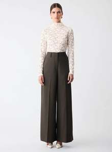 Bottoms: ESMAEE SYMMETRY PANT DARK OLIVE