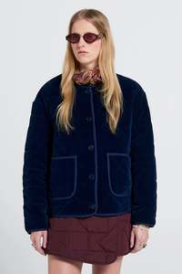 KAREN WALKER ASHFORD JACKET NAVY