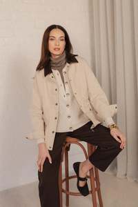 Jackets Coats: MARLOW HERITAGE JACKET STONE
