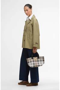 BARBOUR LAYLA TARTAN MINI TOTE BAG