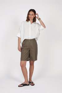 MARLOW AXIS LONGLINE SHORT OLIVE