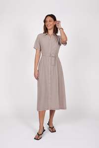 MARLOW AXIS SHIRT DRESS PRISM PRINT