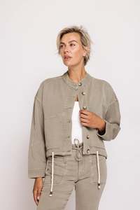 Jackets Coats: ZHRILL CALISTA JACKET GREEN