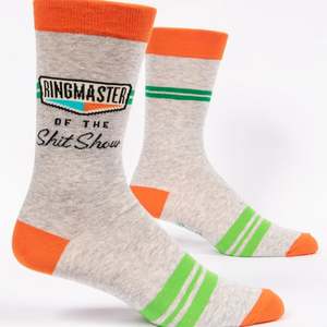 Dudes: Ringmaster of the Shit Show - Men's Socks