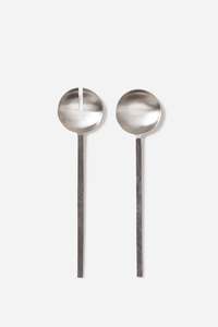 Decorate Your Home: Forge Salad Servers - Burnished