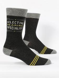 Dudes: Selective Hearing Specialist - Men's Socks