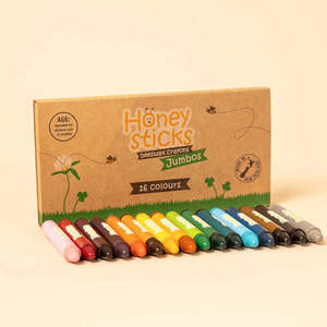 Play: Honey Sticks 16 Crayons  -  Jumbos