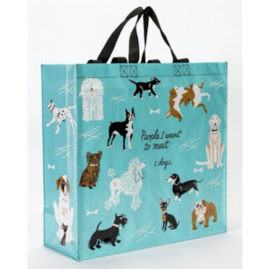 Market Beach Bags: People to Meet: Dogs Shopper