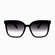 Sunnies: Betty Sunglasses - Black Smoke/Fade