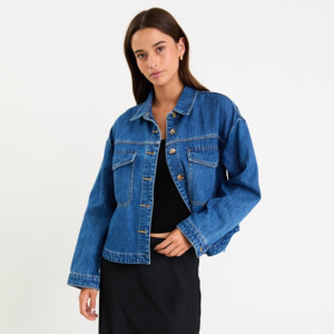 Among The Brave: Echo Denim Jacket - Storm Blue