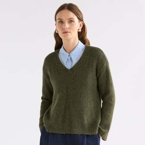 Best Sellers Sale: Anken Sweater - Dark Olive