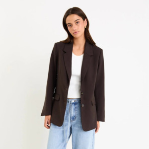 Wear: Diploma Blazer - Dark Chocolate