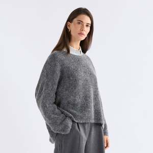 Wear: Agna Sweater - Mid Grey Marle